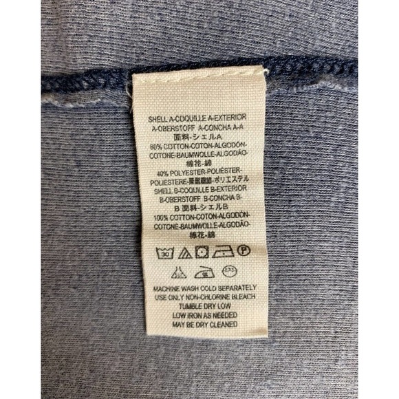 Free People We The Free Women's M Medium Navy Button Long Sleeve Cute Top Shirt - Picture 11 of 12